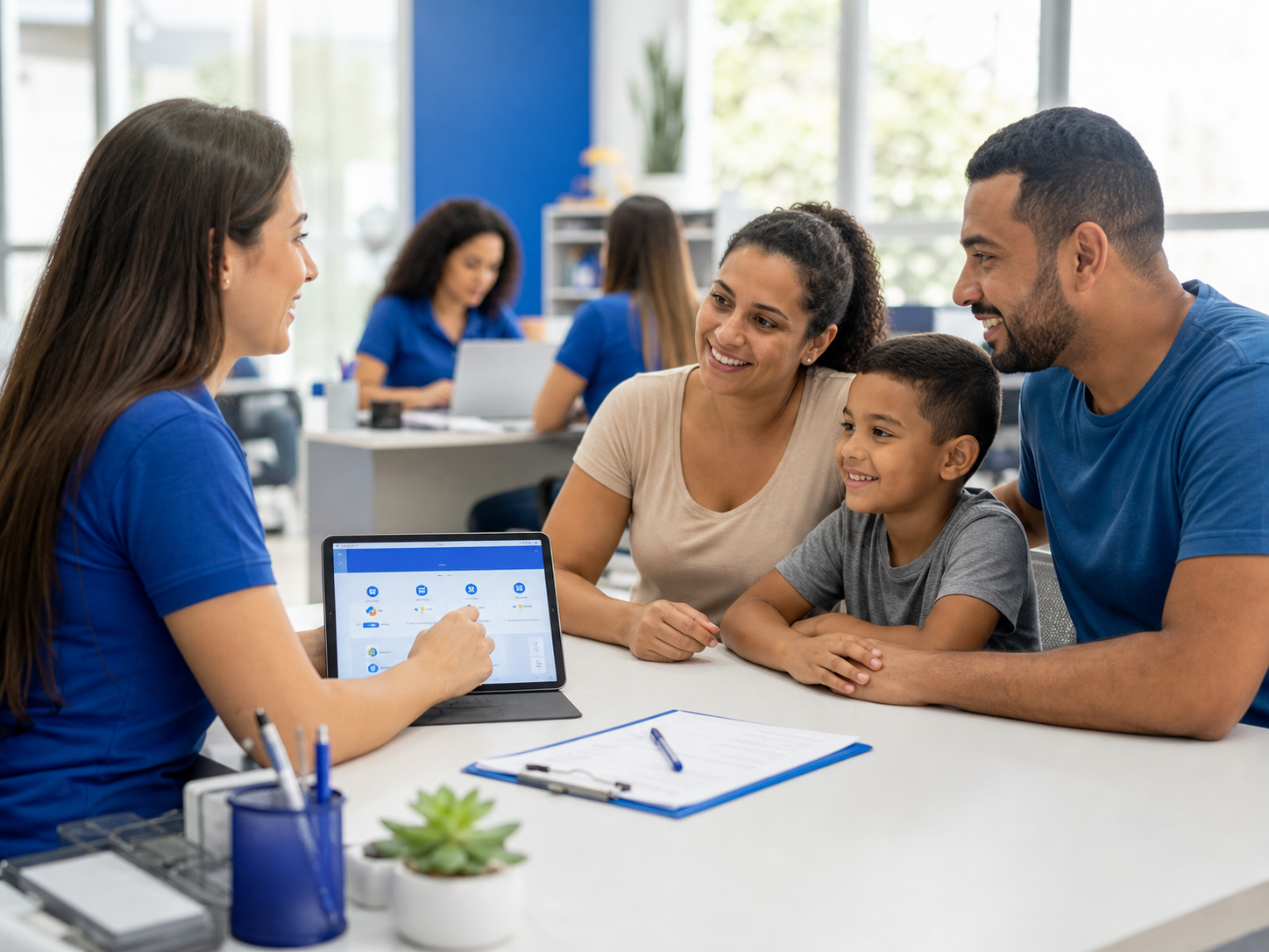 Atendimento social com apoio de tecnologia